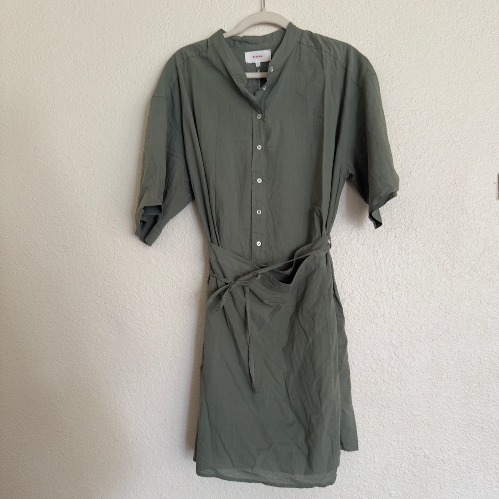 NWT Xirena Agnes dress green army - Picture 5 of 12